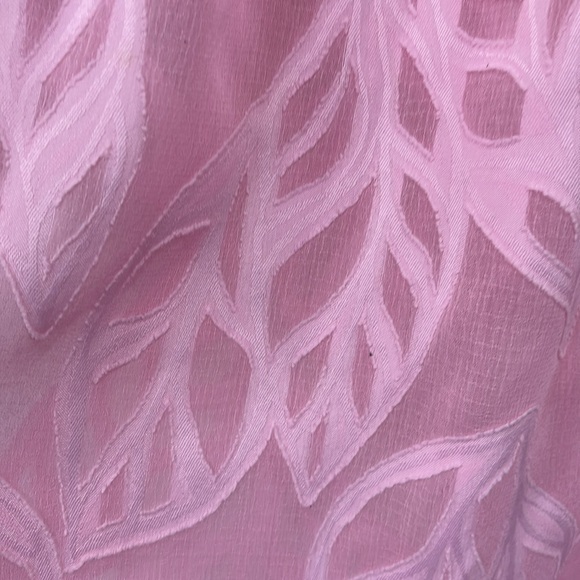 Lilly Pulitzer Nevie Off The Shoulder Cover Dress in Pink Floral Sheer size M - Picture 8 of 15